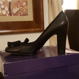 Enzo Angolan Ealalange Black Leather Shoes